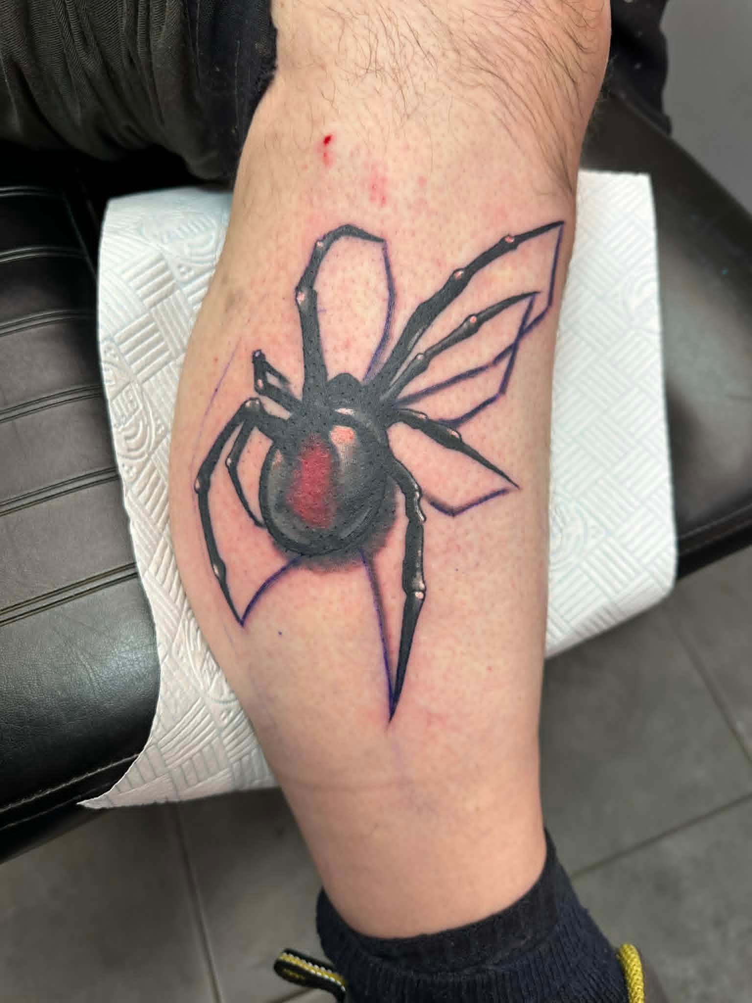 Custom design tattoo by John Quinn at Tattoo Zone Newcastle.